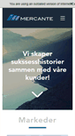 Mobile Screenshot of mercante.no